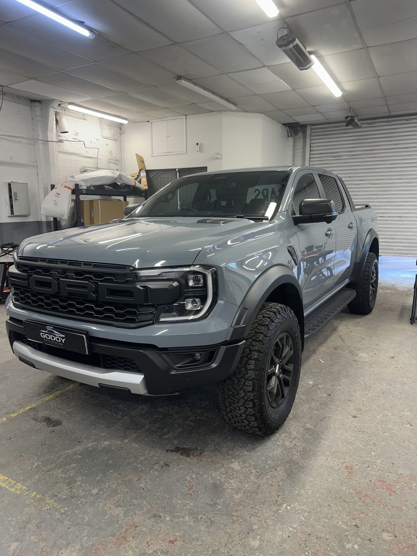 Ford Raptor side exterior finish