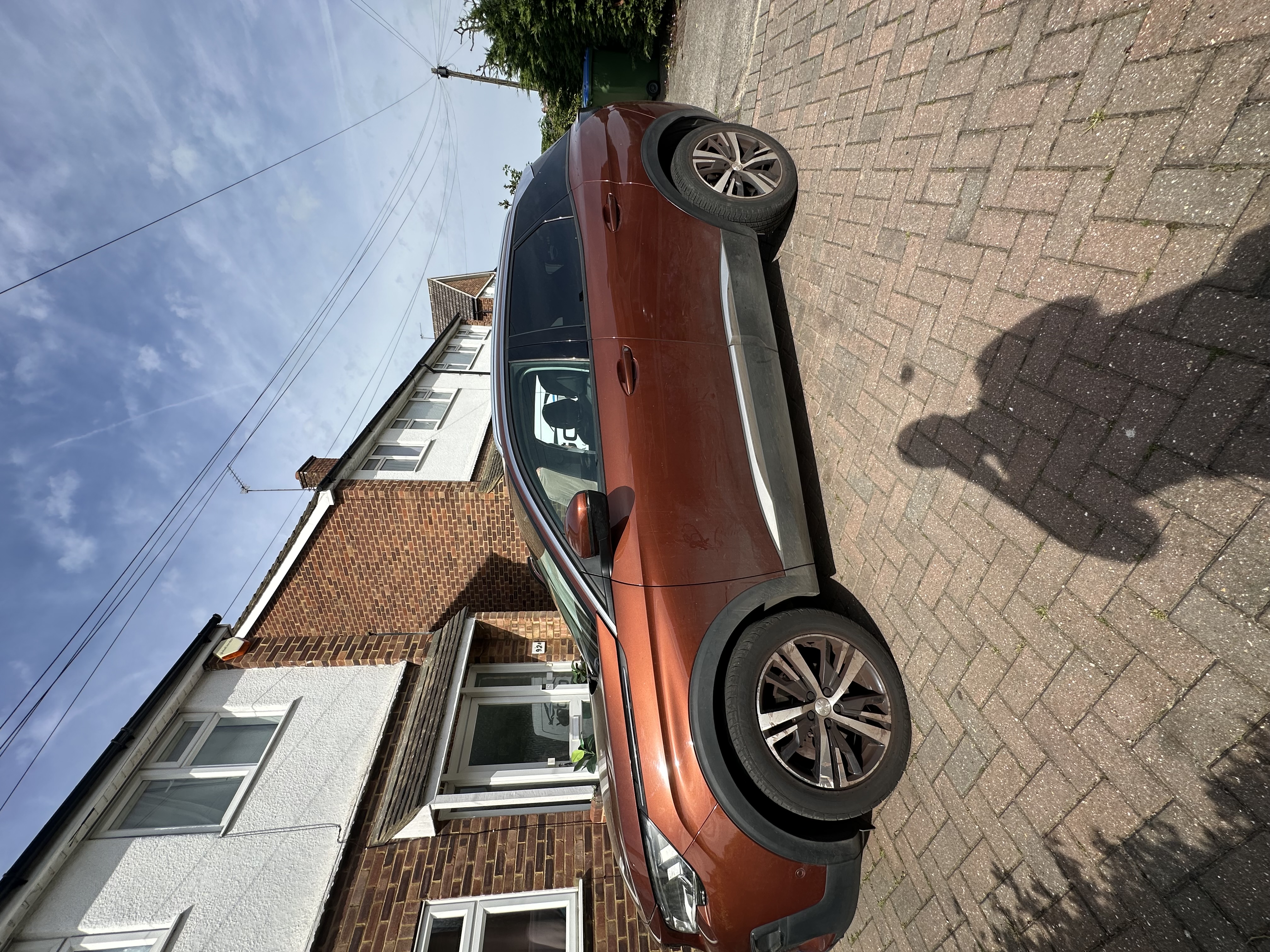 Peugeot 3008 exterior before deep clean transformation