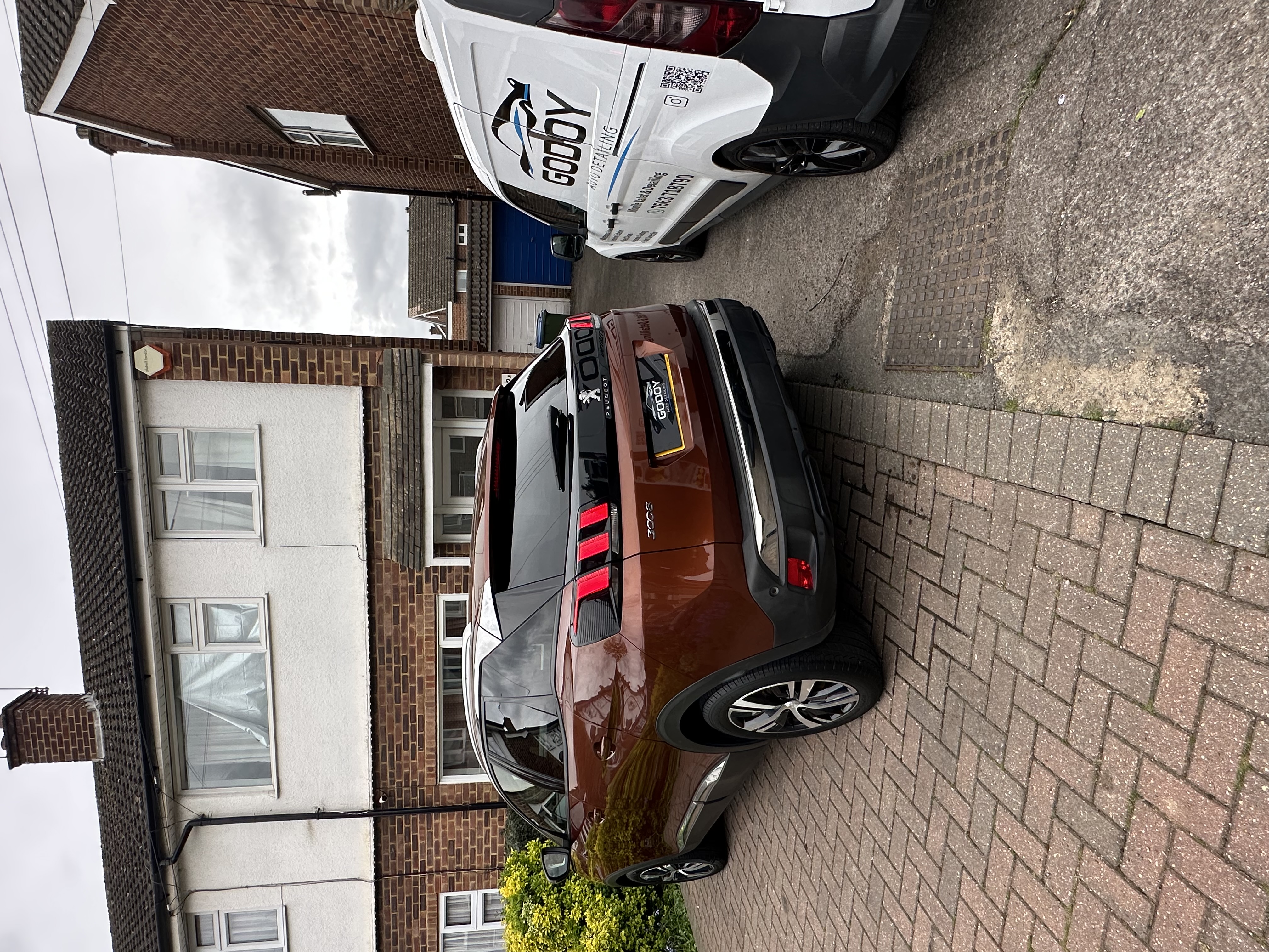 Peugeot 3008 rear exterior after clean