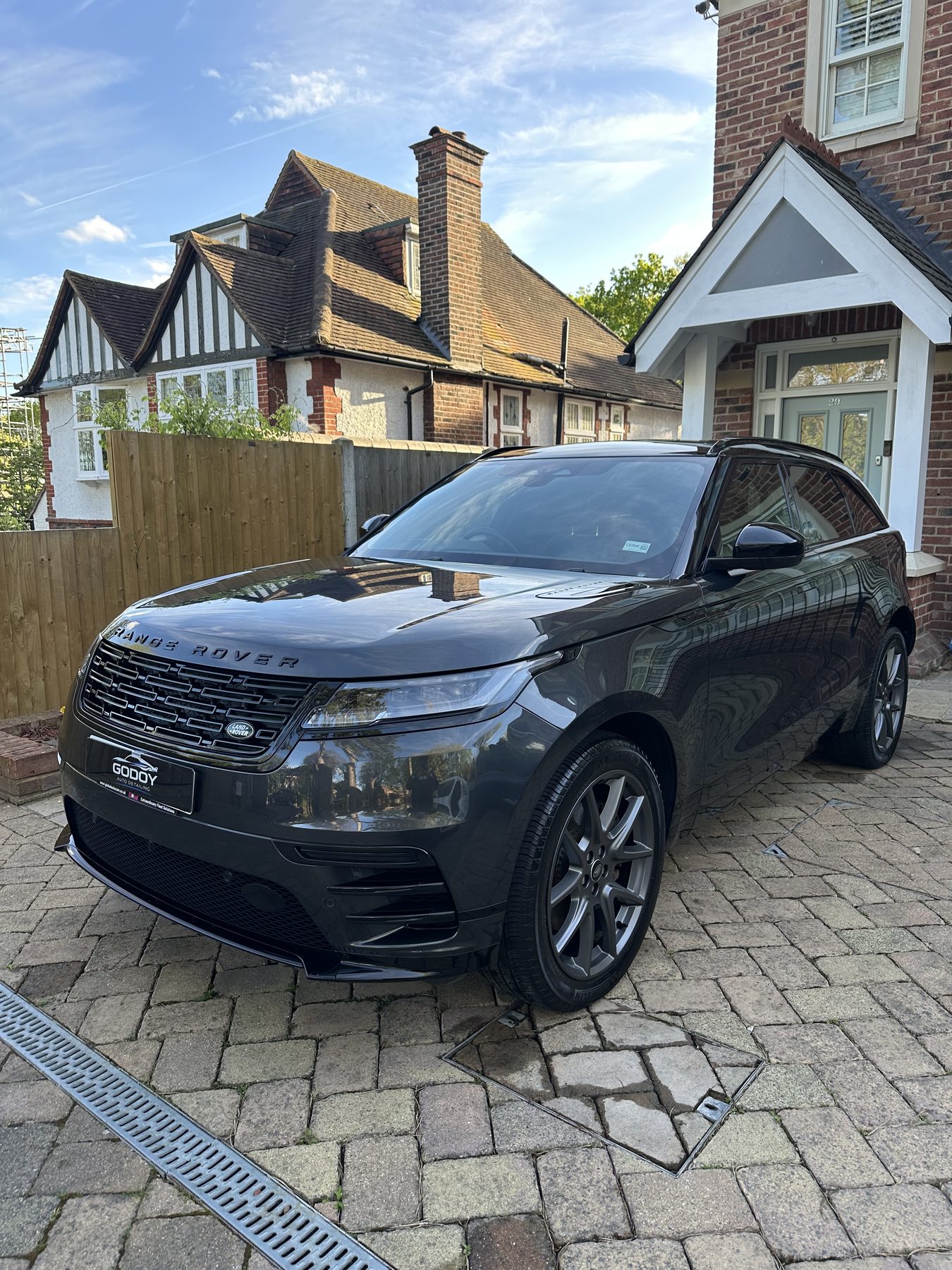 Range Rover Velar after full deep clean