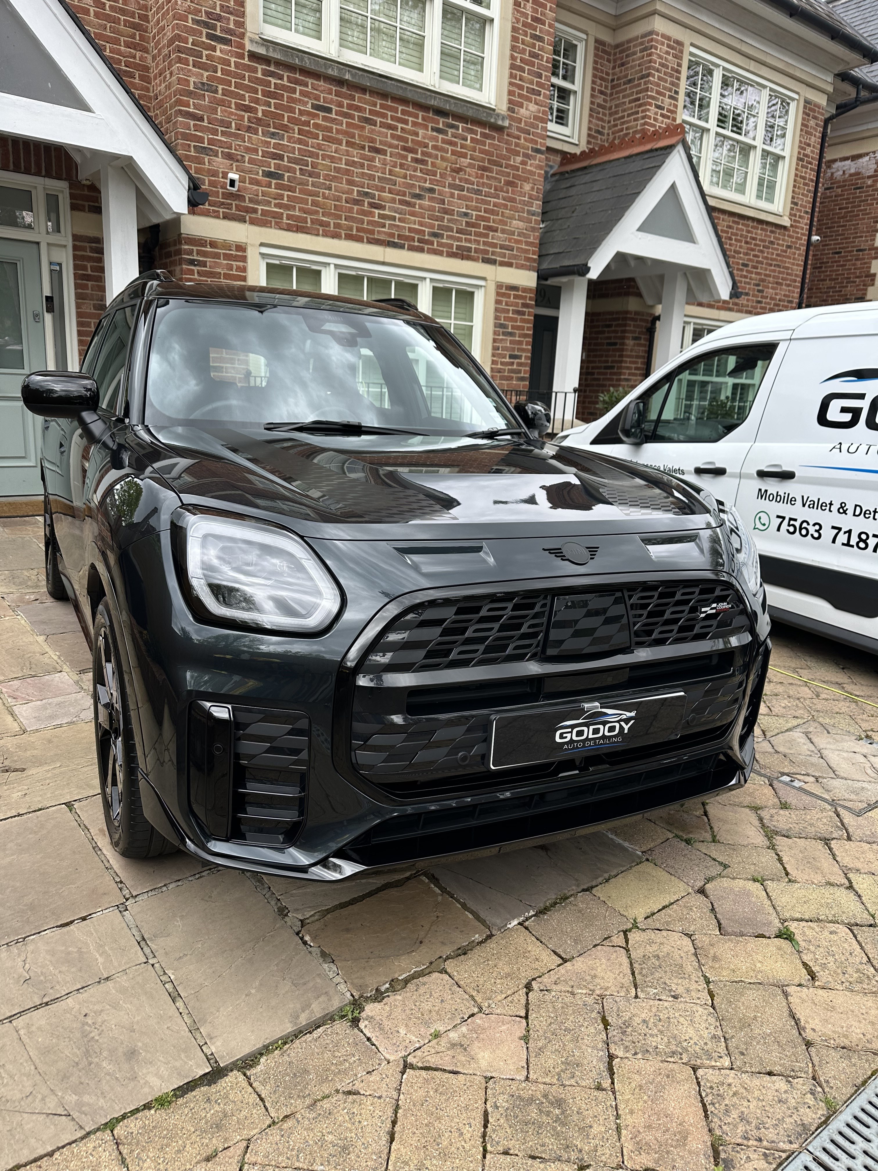 Mini Cooper finished after detailing