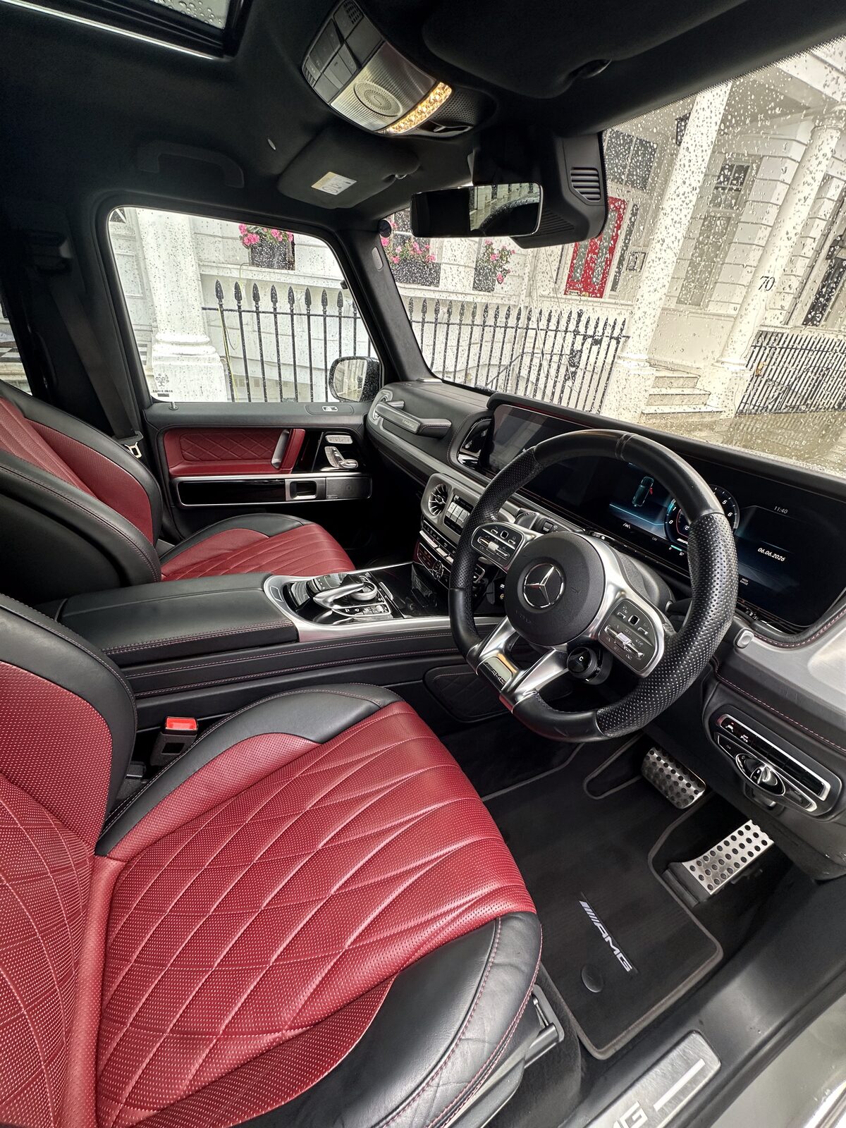 Mercedes G-Wagon AMG interior after detailing