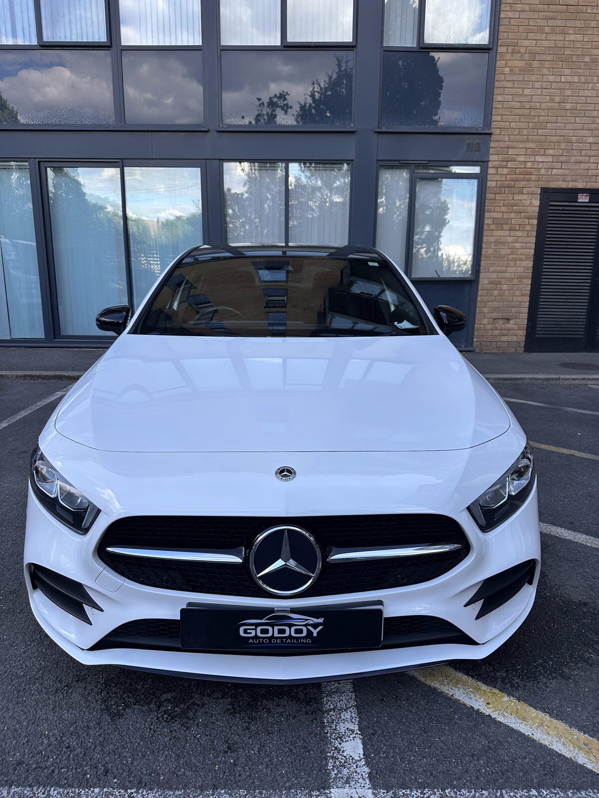 Mercedes A-Class after mobile detailing