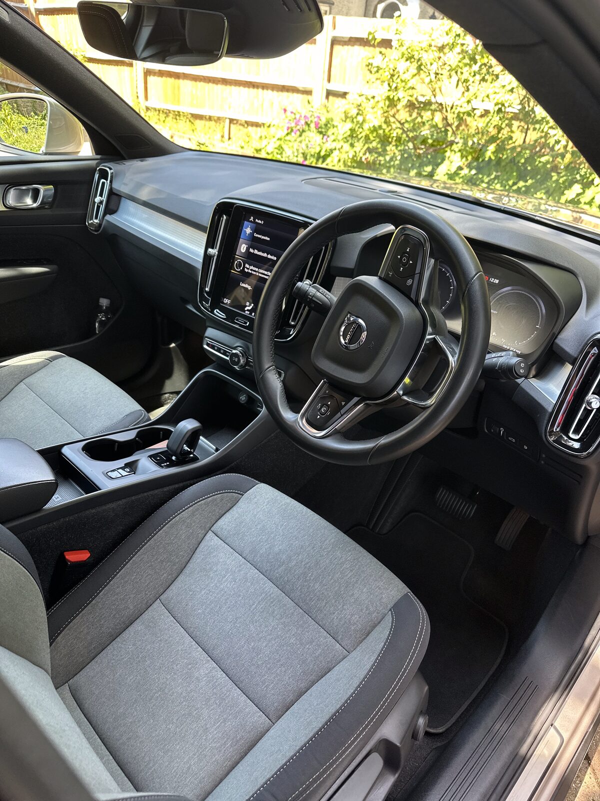 Volvo XC40 interior after detailing