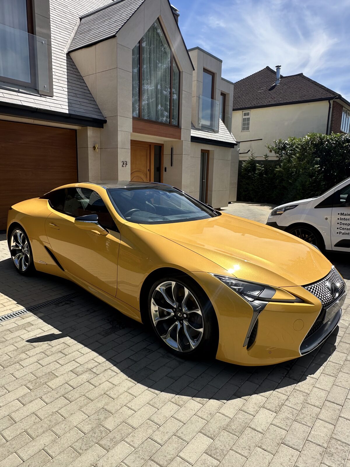 Lexus LC500 after mobile detailing